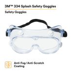 3m™ 334 SPLASH SAFETY GOGGLES - Image 4
