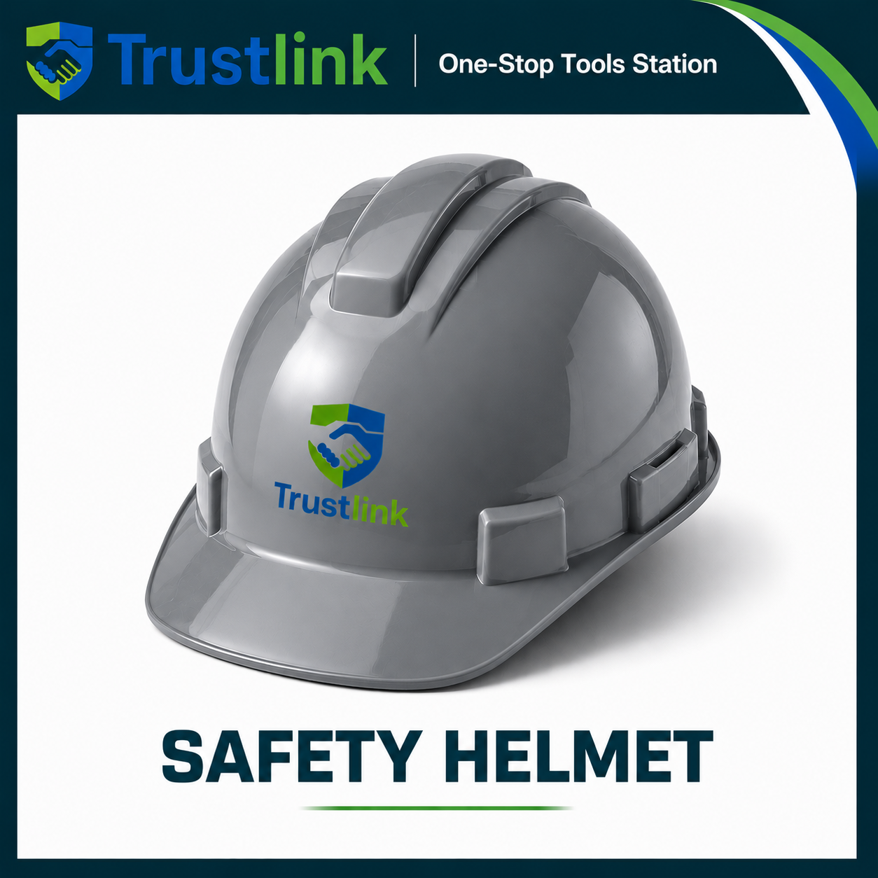 Gray (2) Trust Safety Helmet TSH208 - Image 1