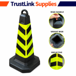 Verbex Heavy Duty Plastic Traffic Cone - Image 3