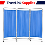 Hospital Patient Bed Side Partition Screen Stand