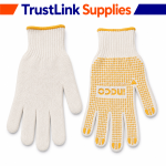 Knitted & PVC dots gloves HGVK05 - Image 3